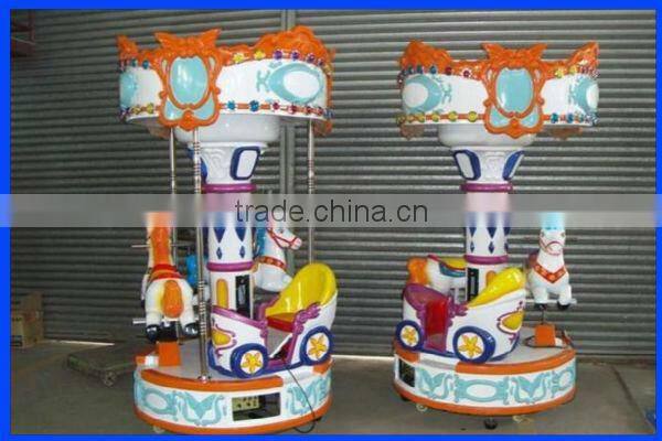 Playground theme park rides - 3 seats mini carousel