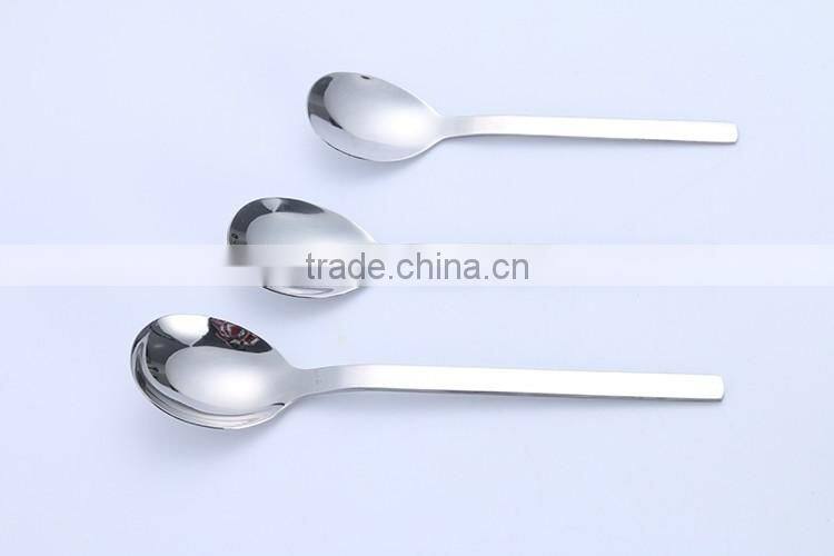 Home design round handle stainless china flatware set