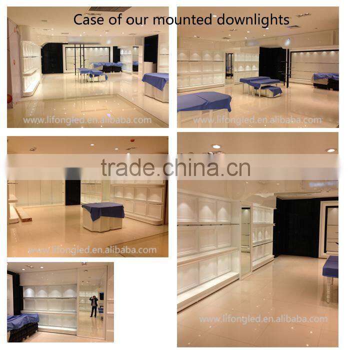 Factory supply 7w led downlight 12W cob led downlight price