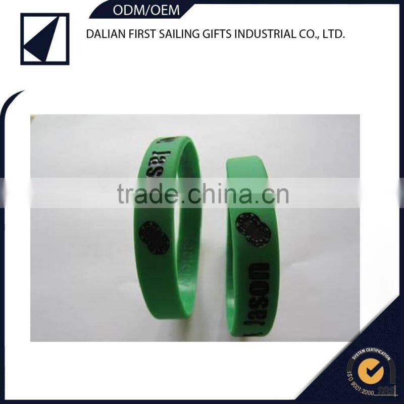 hot selling round silicone bracelet wristband arm cuff bracelet bangle,silicon hand ring football wristband bracelet band Free