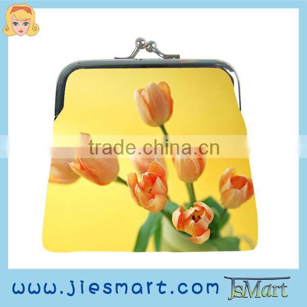 flower printing coin purse custom gift