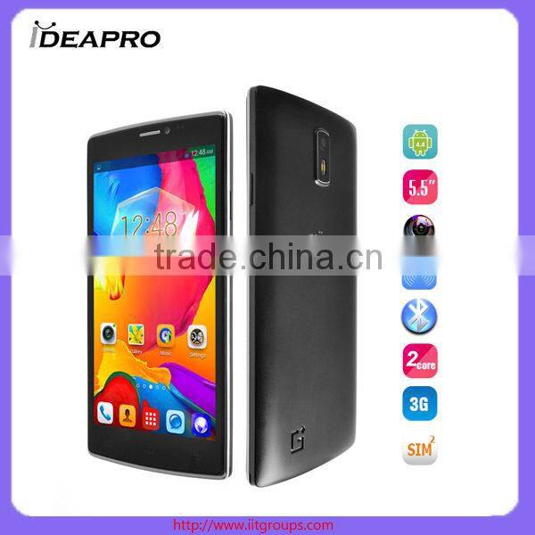 2014 new products 5.5inch MTK6572 dual core Mijue G6 smart phone