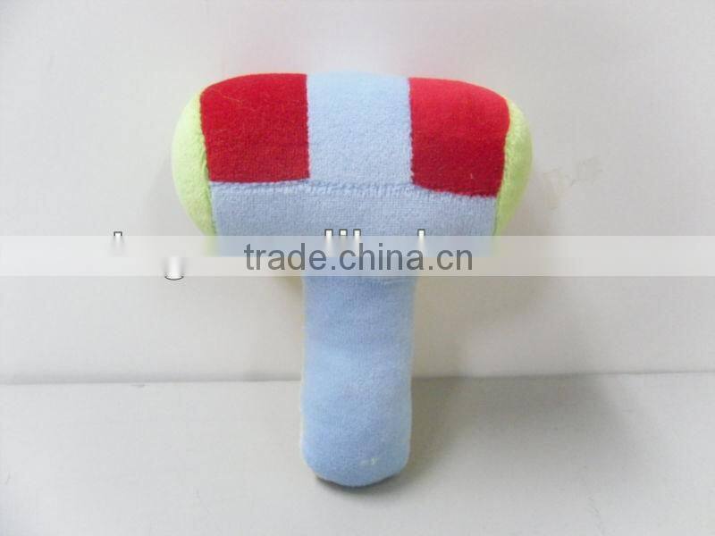 Plush soft colorful lovely baby Toys Hammer baby toy