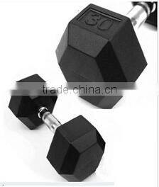 Hex Rubber Dumbbell
