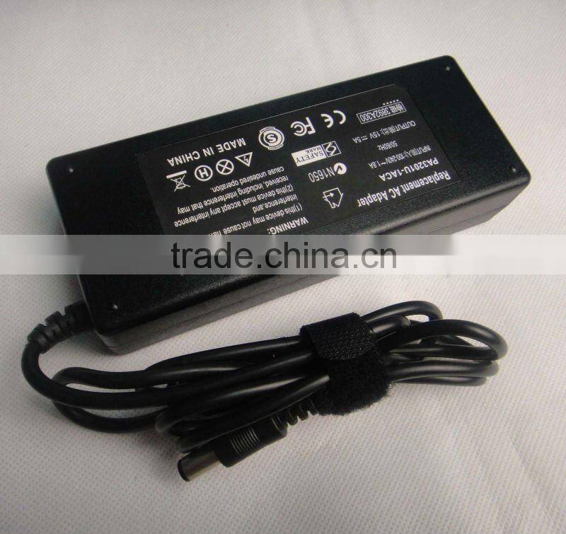 15V 5A laptop power adapter for Toshiba PA3283U-1ACA, PA3283U-2ACA, PA3283U-3ACA satellite 1400 pa3803