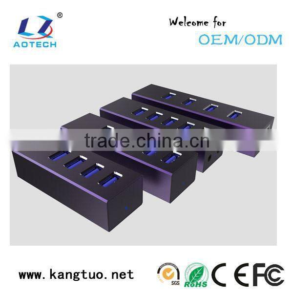aluminum usb hub manufacturer 2 port lan hub, network hub