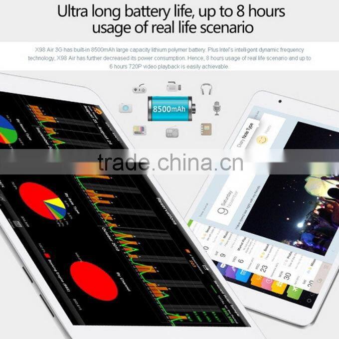 Factory Price Teclast X98 Air 9.7 inch Android Intel CPU 2048x1536P 2+32GB/2+64GB 3G Dual WCDMA Tablet PC