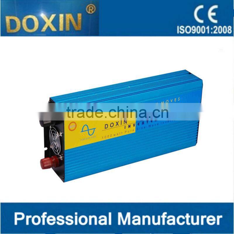 Manufacture 1000W 12v 220v pure sine wave power inverter