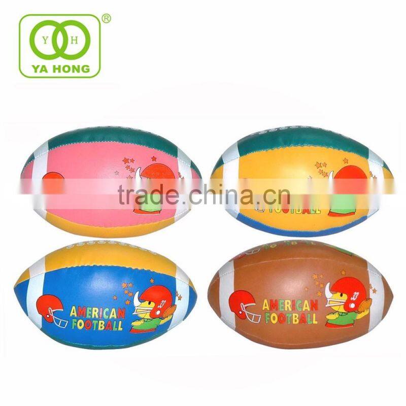 Mini Rugby ball toy with PVC leather outside and PP cotton inside