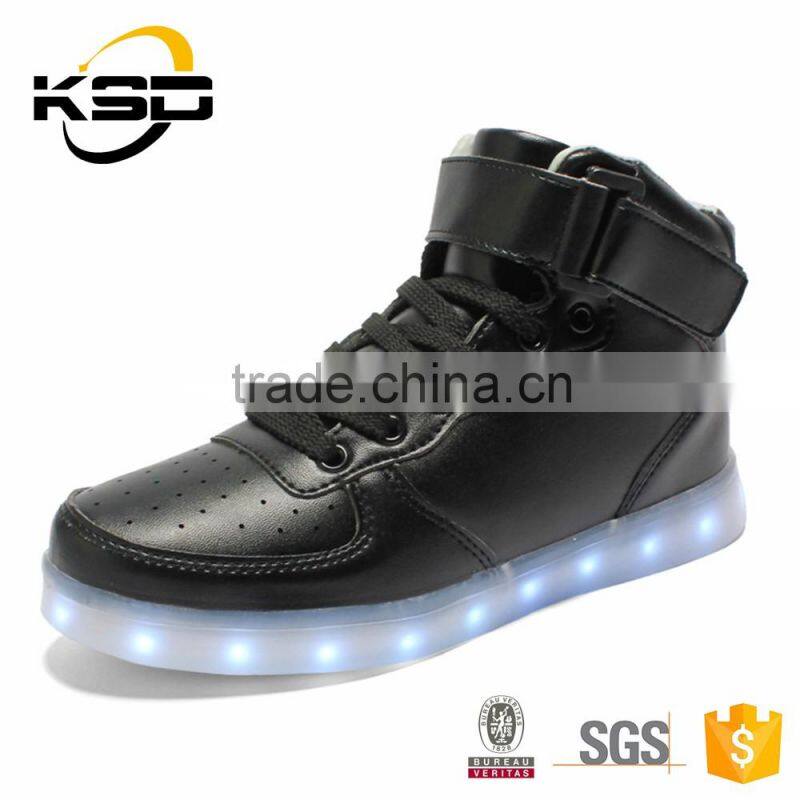 2016 New Arrival Popular Men Shoes Luminous LED Light Up Shoes