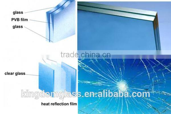 laminated glass with color pvb & color glazing laminated glass