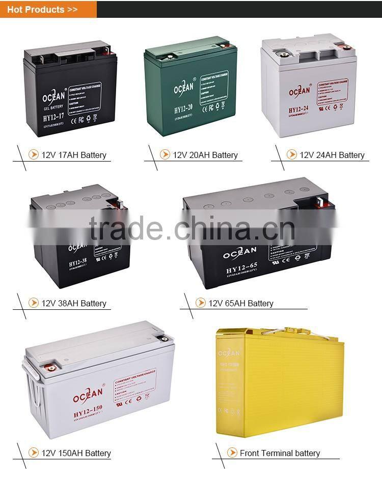 Anti-corrosion unique most fashionable 12V 150ah front terminal battery
