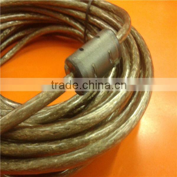 High speed usb extender cable male to female,10m active usb 2.0 PC ,10m usb cable