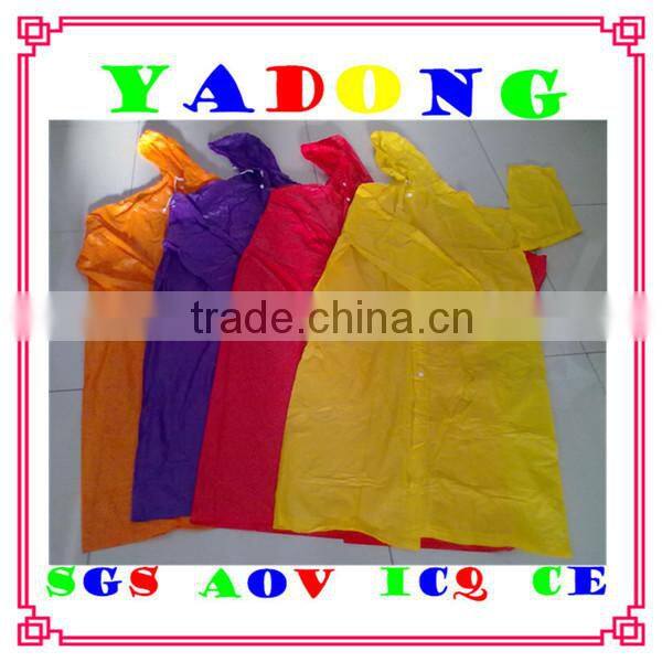 High quality Logo printed PVC raincoat,PVC raincoat,poncho raincoat
