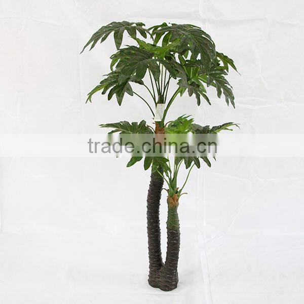 make large artificial plant and trees plastic trunk