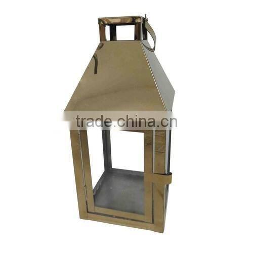 Home decoration everyday use LED Stainless steel lantern