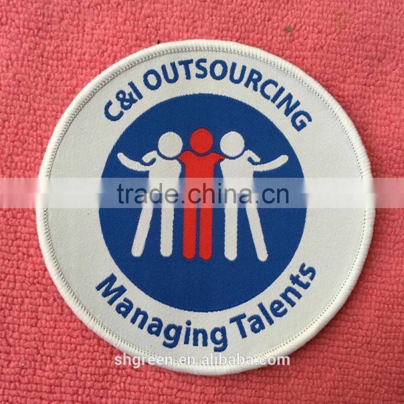 shield textile badge/cloth badge in costume