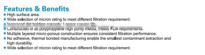 PP Pleated Filter Cartridge For water filter system,pp sediment filter cartridge,water filter replacement
