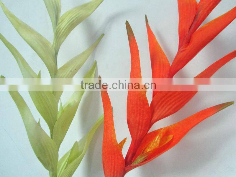 artificial heliconia frosted no leaves YL021-2F
