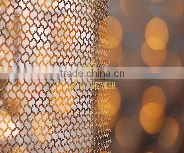 2015 Best selling China supply metal chain ring mesh for interior decoration