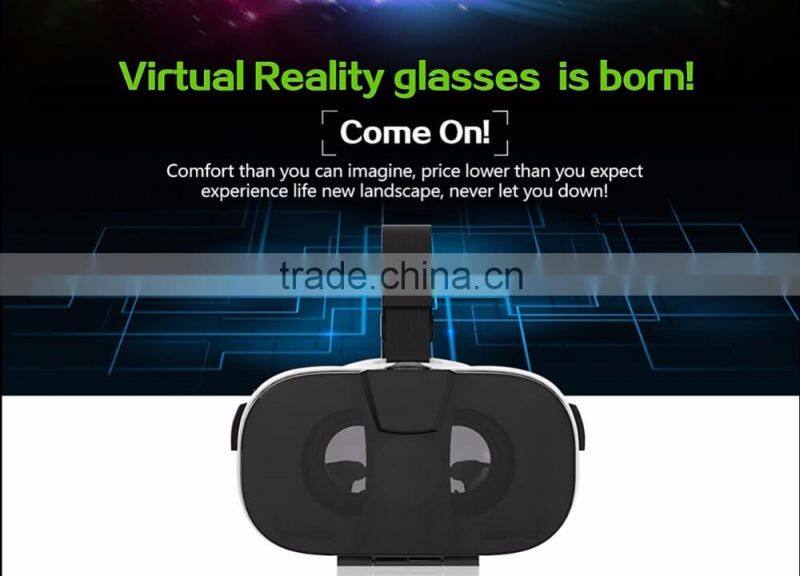 3D VR BOX 2ND generation virtual reality glass vr box 2.0 vr box 3d glasses+ BLUETOOTH REMOTE