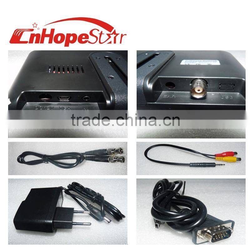 wall mount desktop 7" used tft lcd color tv monitor for bus