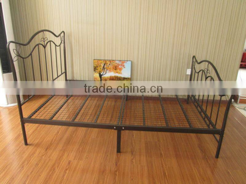 queen size bed black metal bed