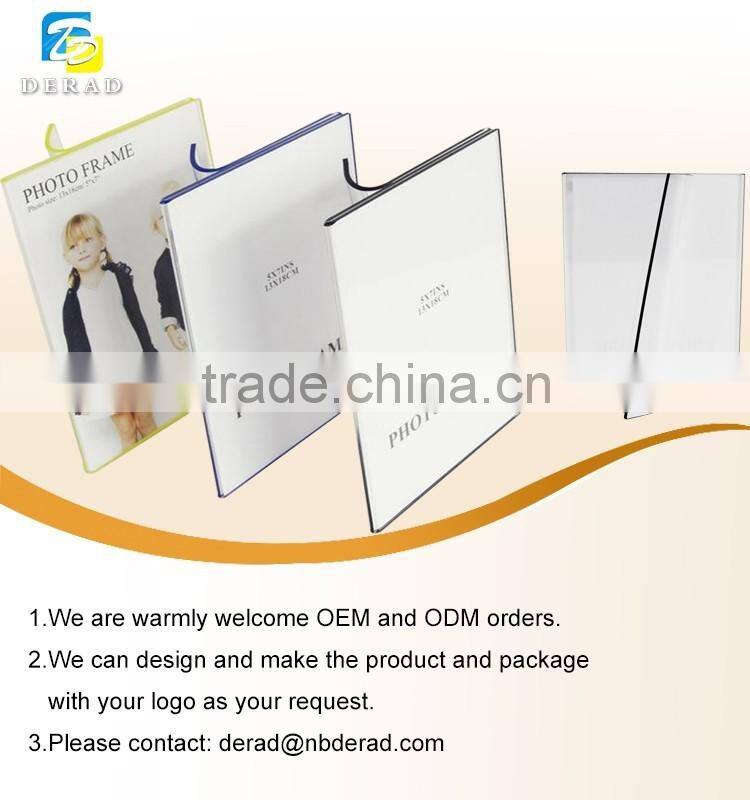 Transparent Book Shape Hot Bending Picture Frames