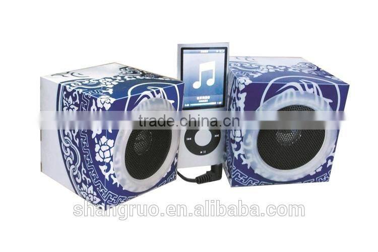 2016 new arrival oem 8*8*8 mini gift speaker for phone