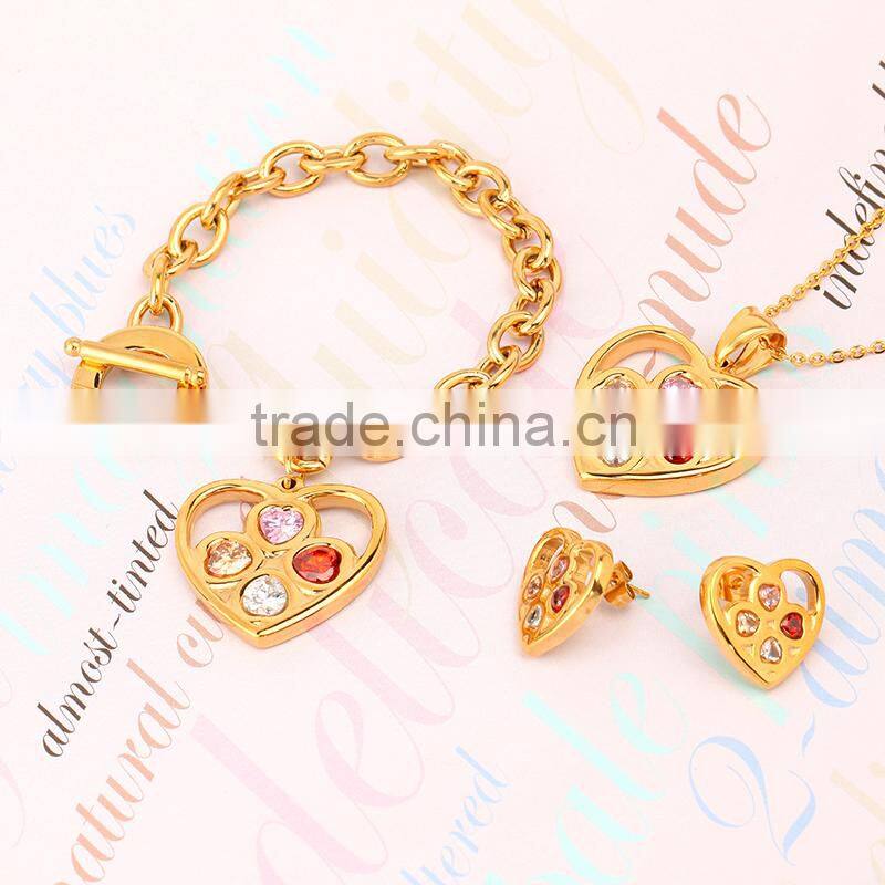 White Zircon Stone Jewerely