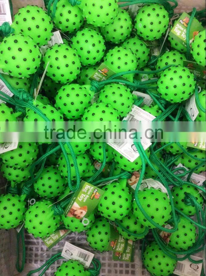 Hot sale ball pet cotton rope toy for dog