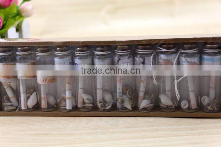 High quality Mini current bottle , star shape floating bottle good luck wishing current bottle