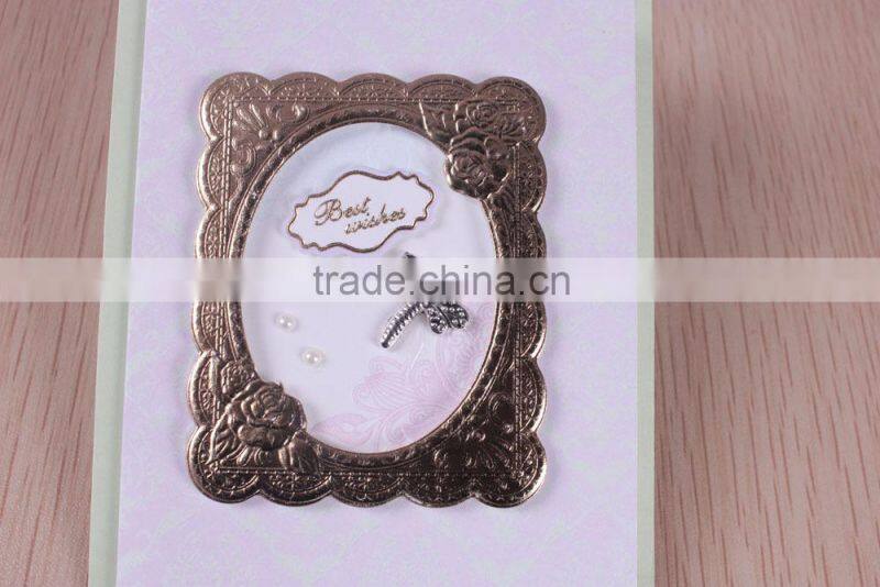 handmade 3D luxurious wedding invitation card