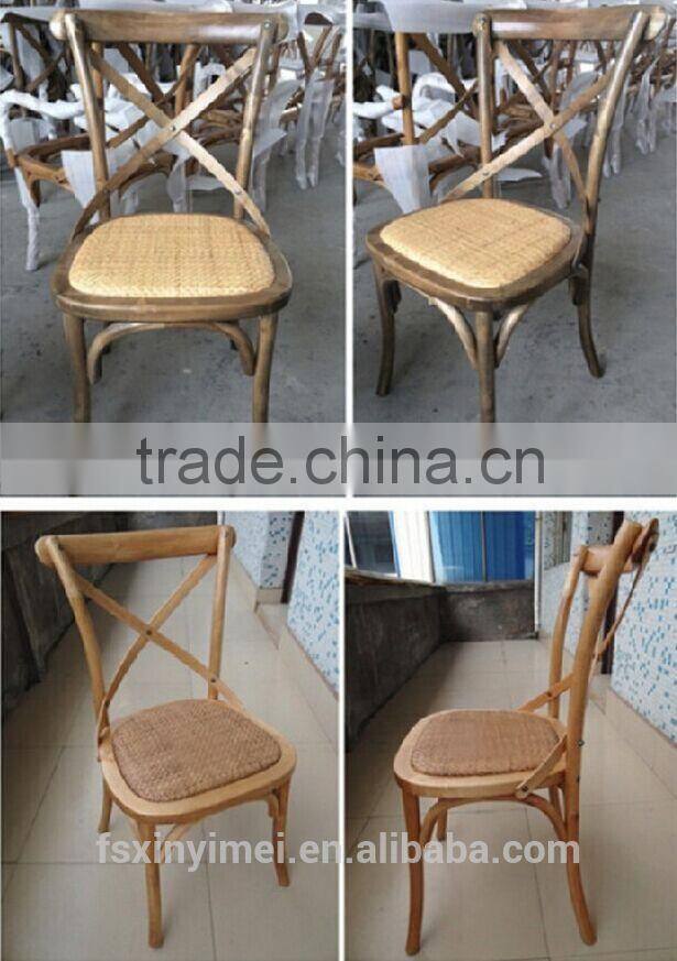 Wooden Antique Cross Back Dining Chair