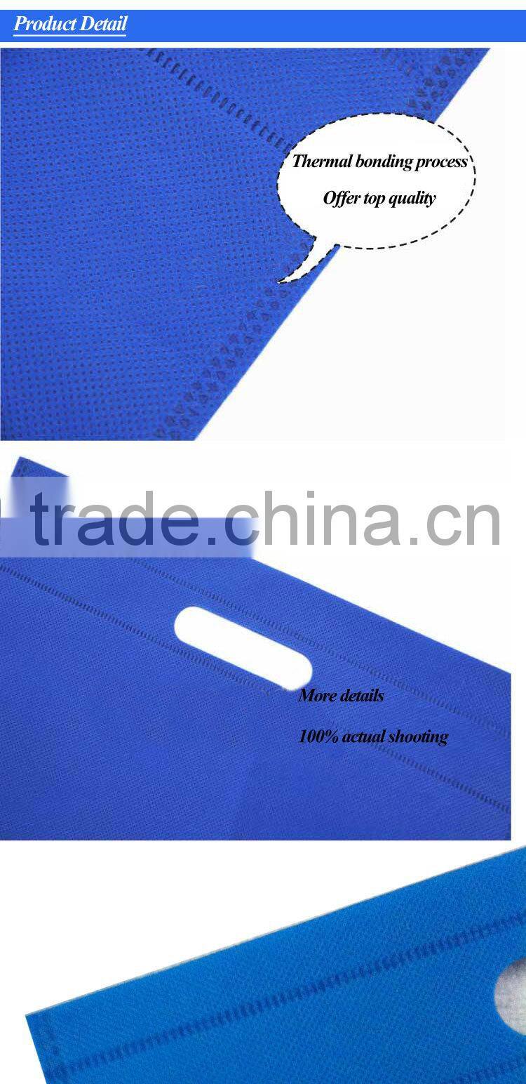 Custom non woven shopping bag with logo print