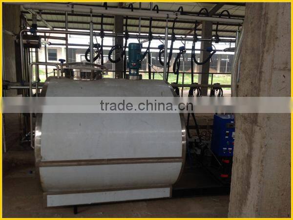 China fresh milk cooling tank used in dairy farm