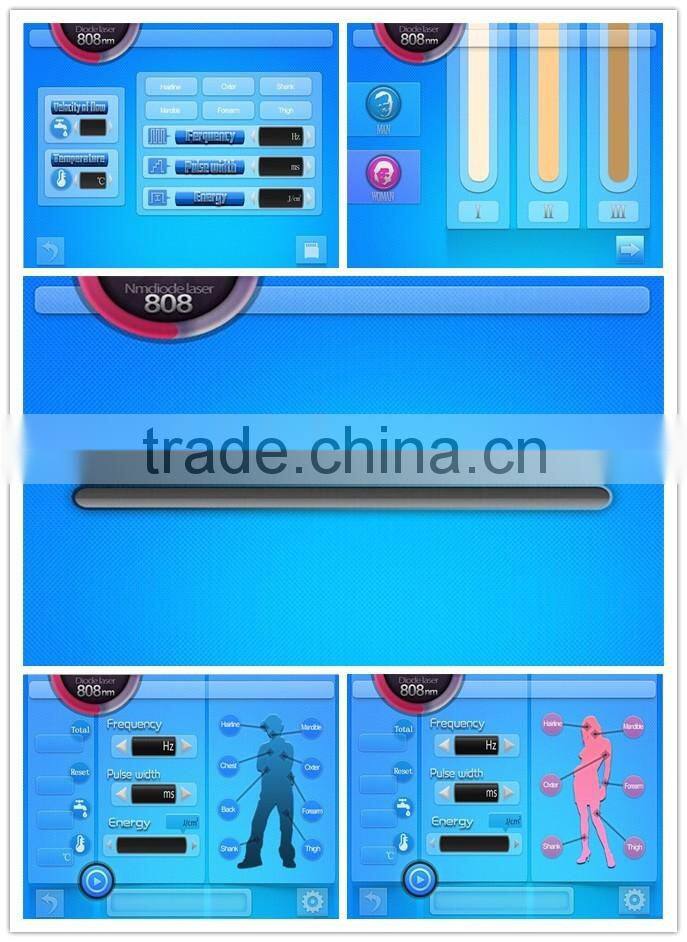 Factory directly best selling2015 most popular 20 million shots 808nm diode l 808nm diodes laser hair removal Machine& Equipment