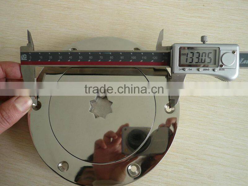 6 inch stainless deck plates,round boat deck plates