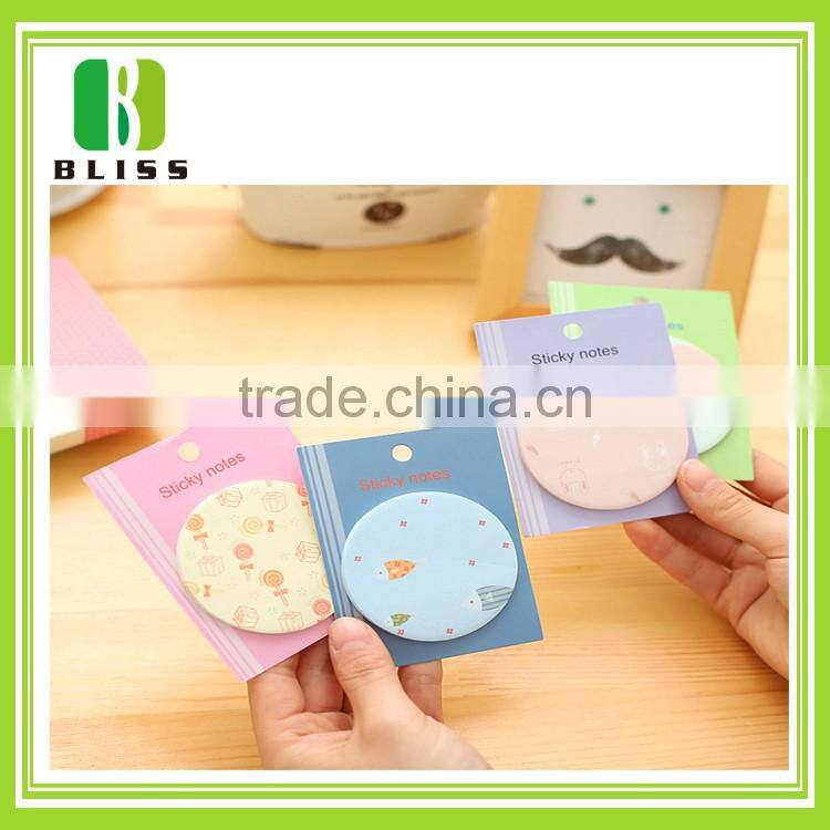 School stationery sets cute sticky notes in different shapes