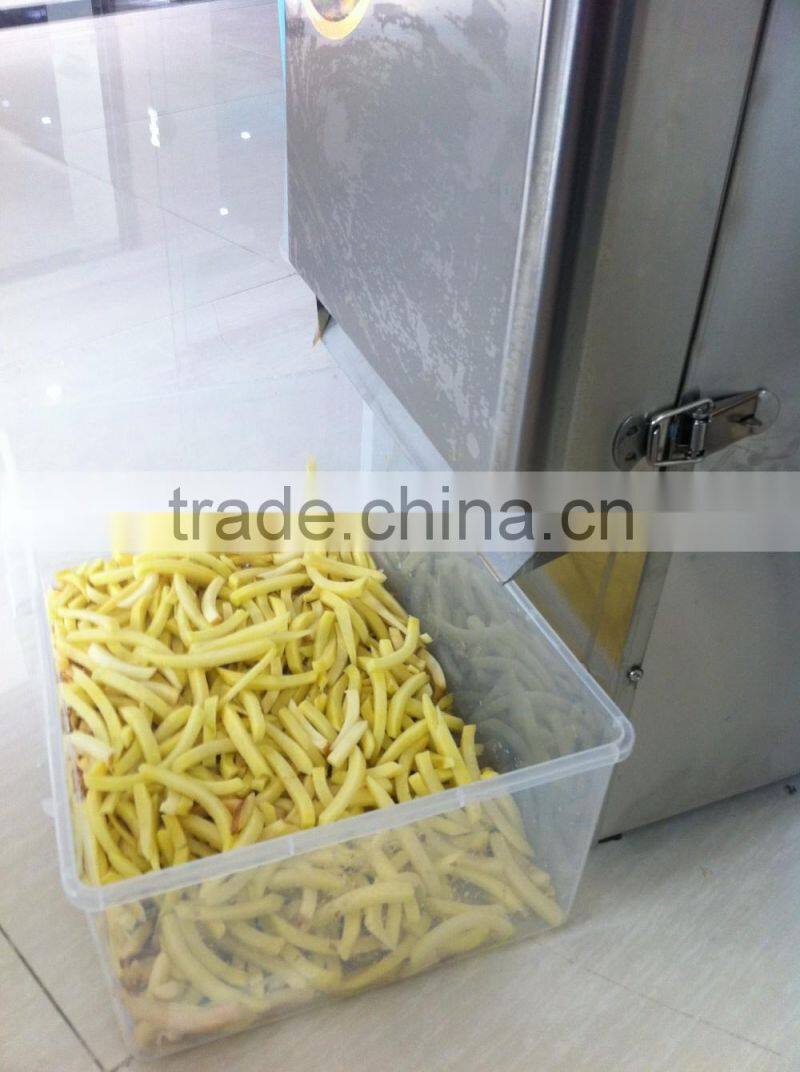 Capacity 400kg/h Automatic Vegetable Cutting Machine With Whole Stainless Steel