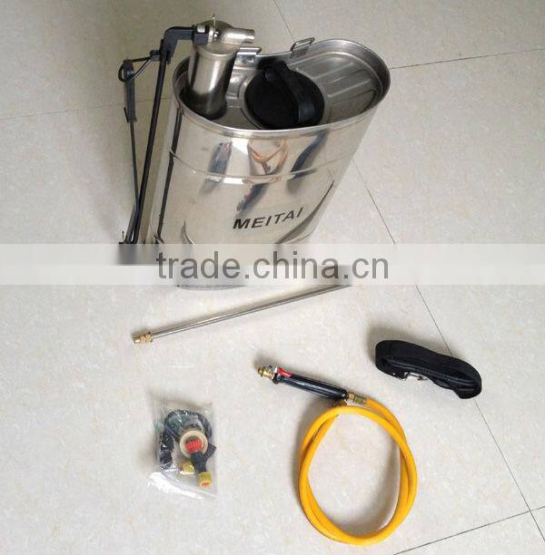 16L Stainless Steel Knapsack Pressure Garden Sprayer