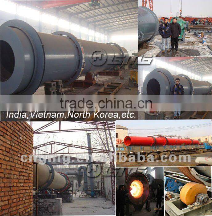 1.2x12m clay rotary dryer