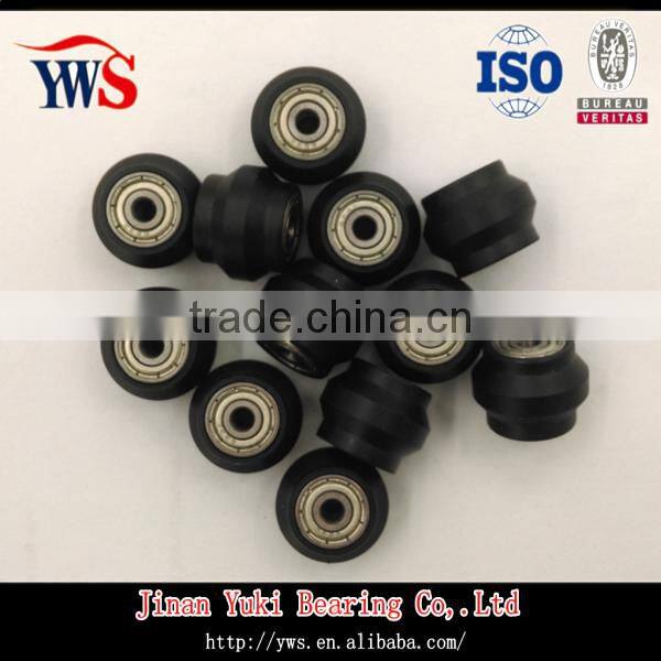 customized 623 v groove rubber coated bearings