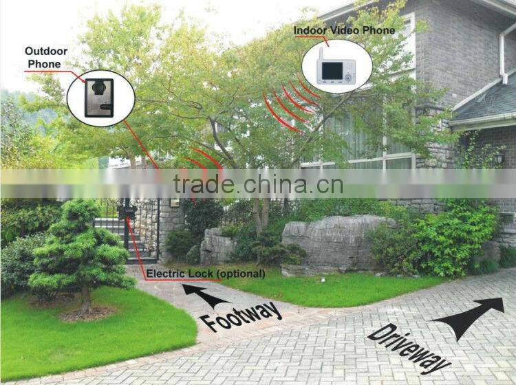 7 inch Wireless Video Door Phone for Home Office Villa