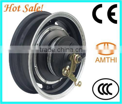 watt brushless hub motor,48volt electric wheel hub brushless motor, 1000w Gearless electric wheel hub motor for electric scooter