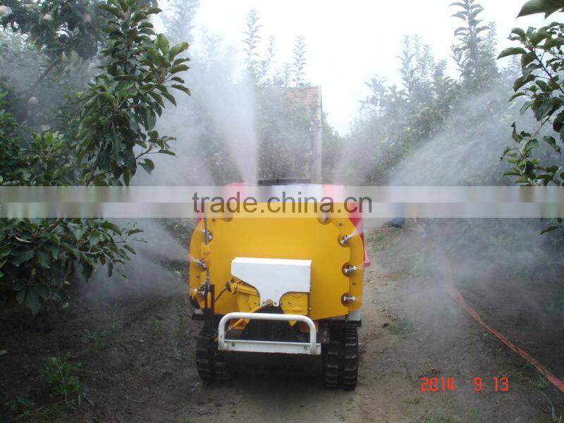 remote control crawler type air-assisted sprayer