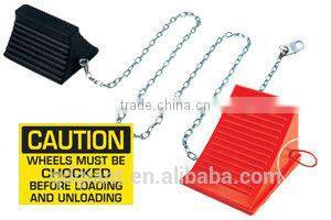 Chock the wheels/Wheel stopper