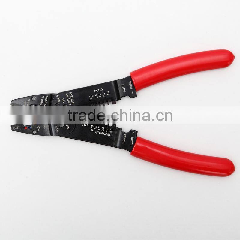 multi-purpose wire stripper cutter crimper tools,RJ45/11/12 Hand crimping tools / network crimping plier,