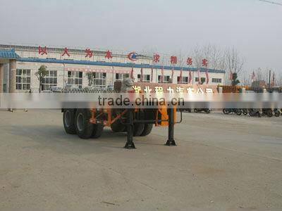 China CLW low transportation cost Turck Trailer 8 tyres dolly semi-trailer price