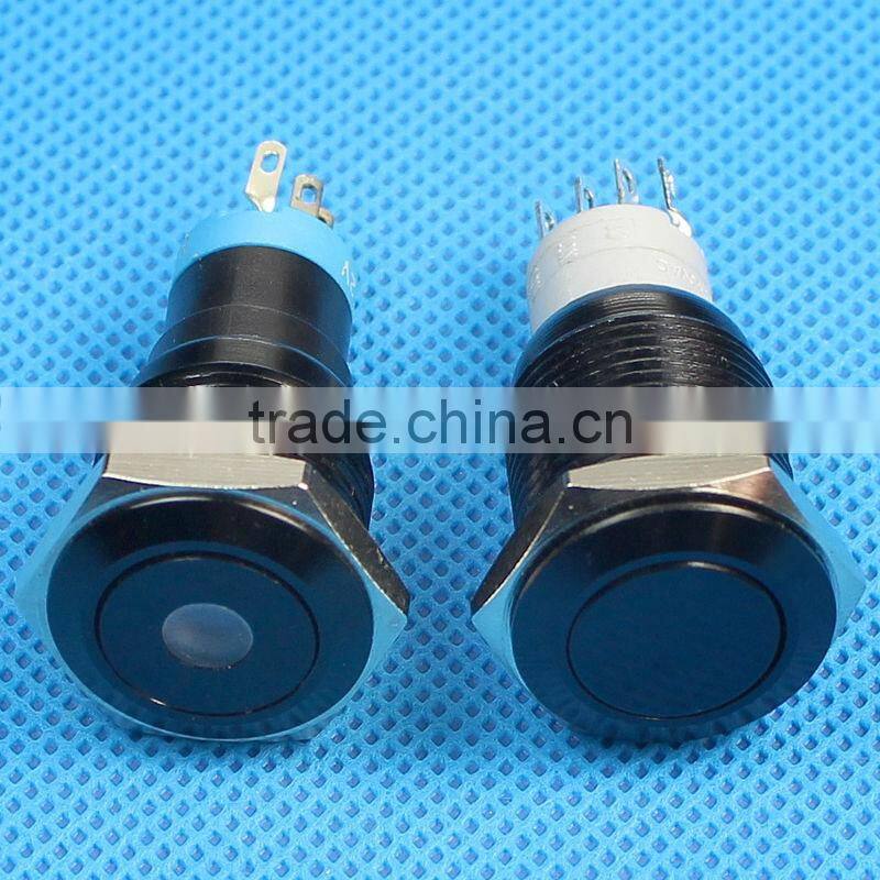 16mm push button waterproof switch